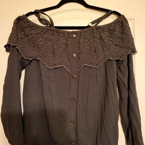 Maurices Cold Shouder Blouse